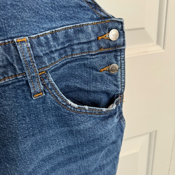 Universal Thread Blue Women Jeans Overalls - Picture 5 of 8